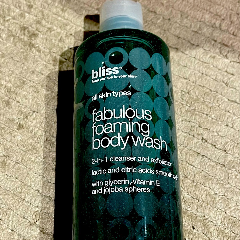 Bliss Fabulous Foaming Body Wash 16oz.